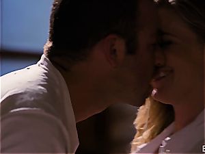 Mona Wales has a romantic love session with her super-sexy guy
