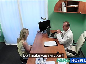 FakeHospital nice ash-blonde patient gets fuckbox check-up